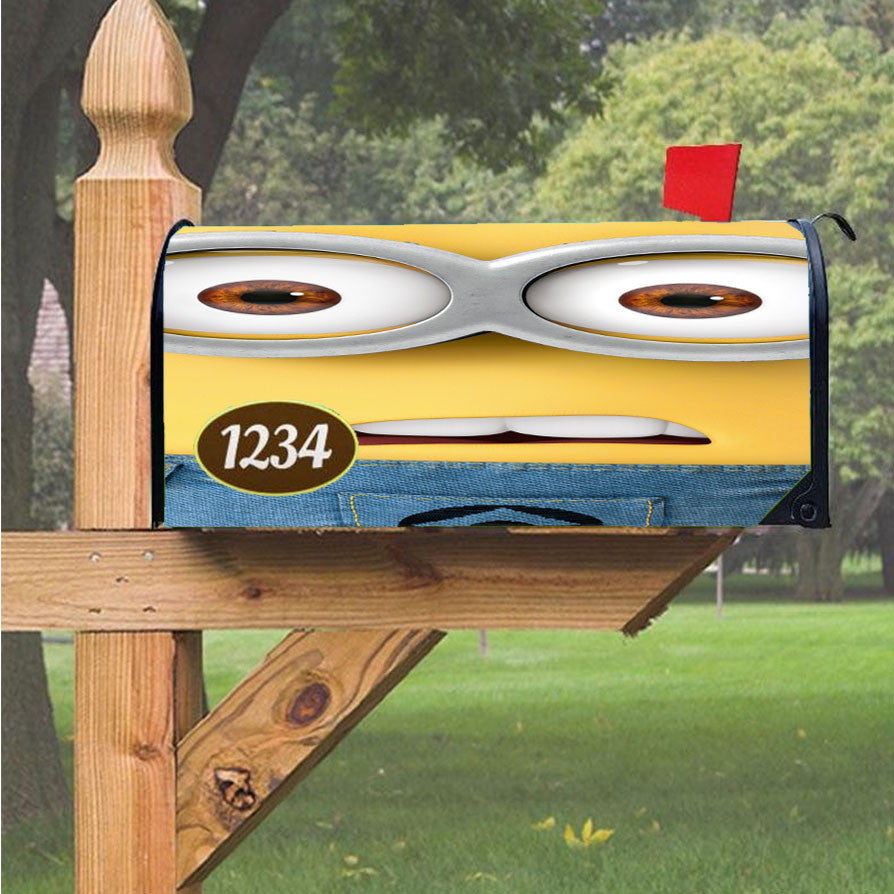 Minions 7 Magnetic Mailbox Cover 18" X 21" Outdoor Decor