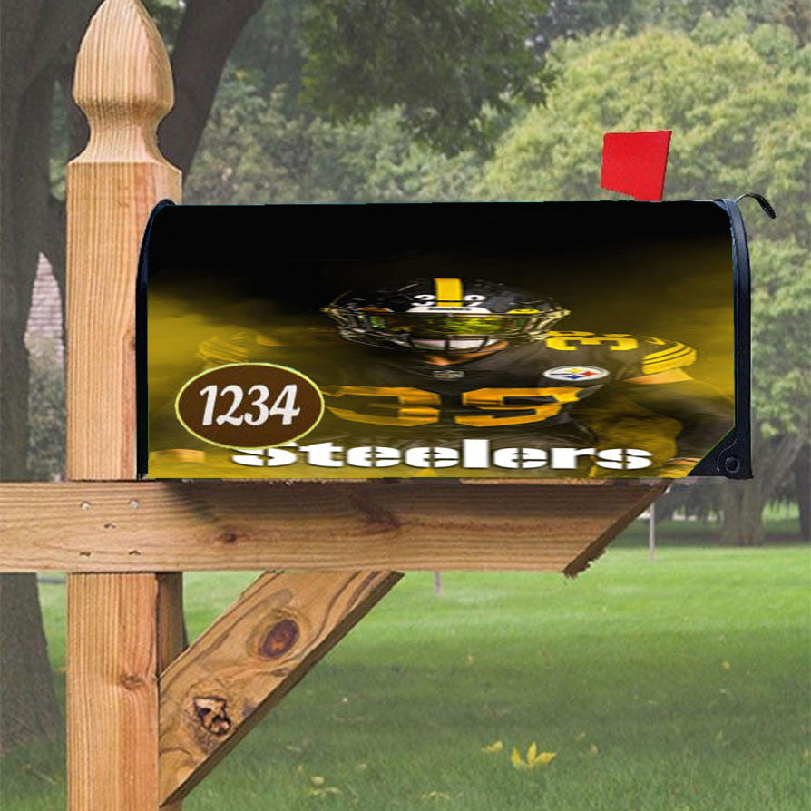 Minkah Fitzpatrick Pittsburgh Steelers Magnetic Mailbox Cover 18" X 21" Outdoor Decor