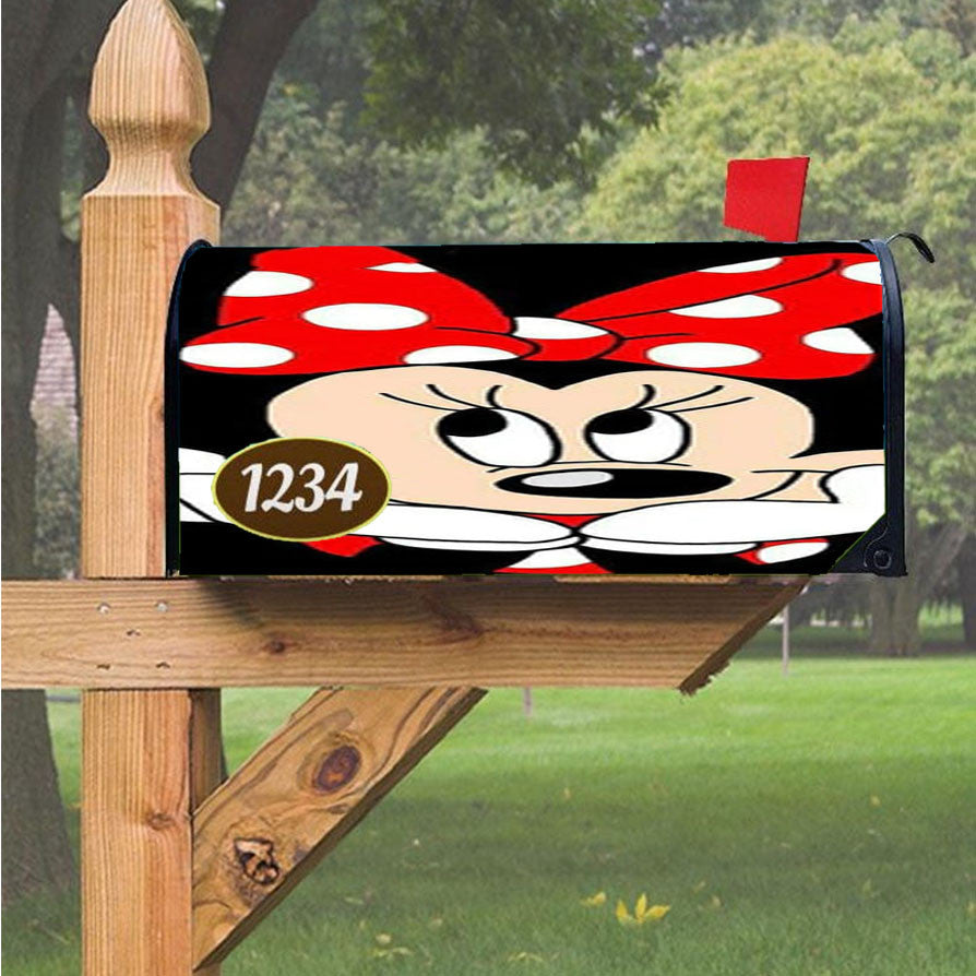 Minnie Mouse Walt Disney Magnetic Mailbox Cover 18" X 21" Outdoor Decor