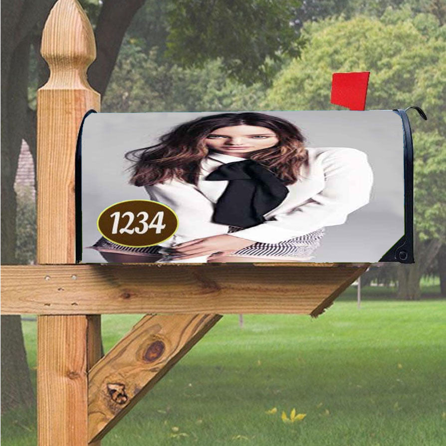 Miranda Kerr Magnetic Mailbox Cover 18" X 21" Outdoor Decor