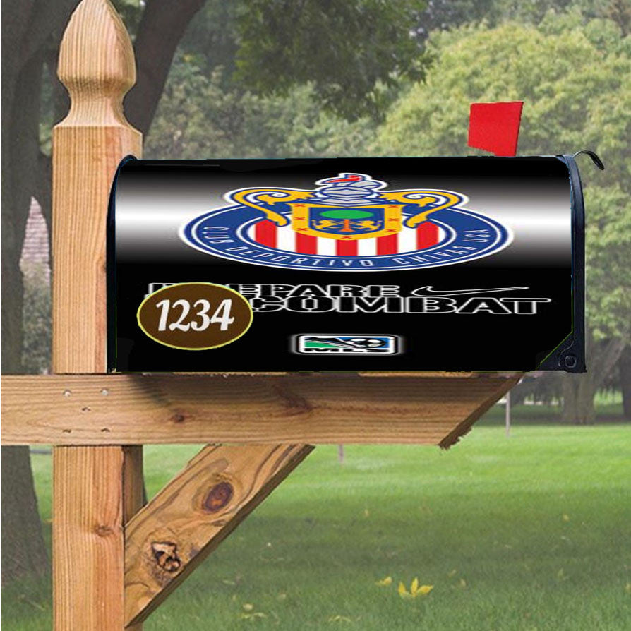 Mls Chivas Usa Gradient Magnetic Mailbox Cover 18" X 21" Outdoor Decor