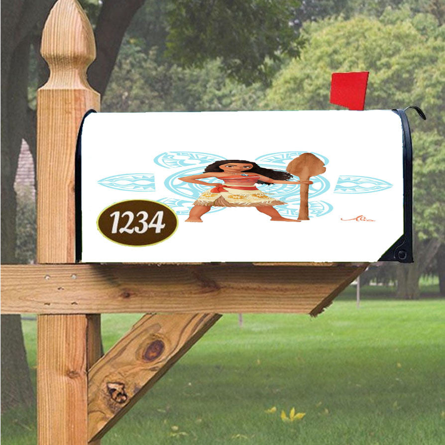 Moana Commission Magnetic Mailbox Cover 18" X 21" Outdoor Decor