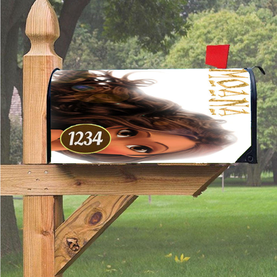 Moana Disney Magnetic Mailbox Cover 18" X 21" Outdoor Decor