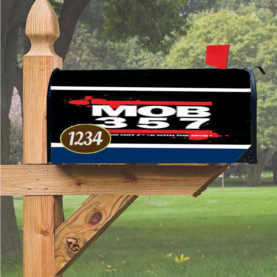 Mob 57 Magnetic Mailbox Cover 18" X 21" Outdoor Decor