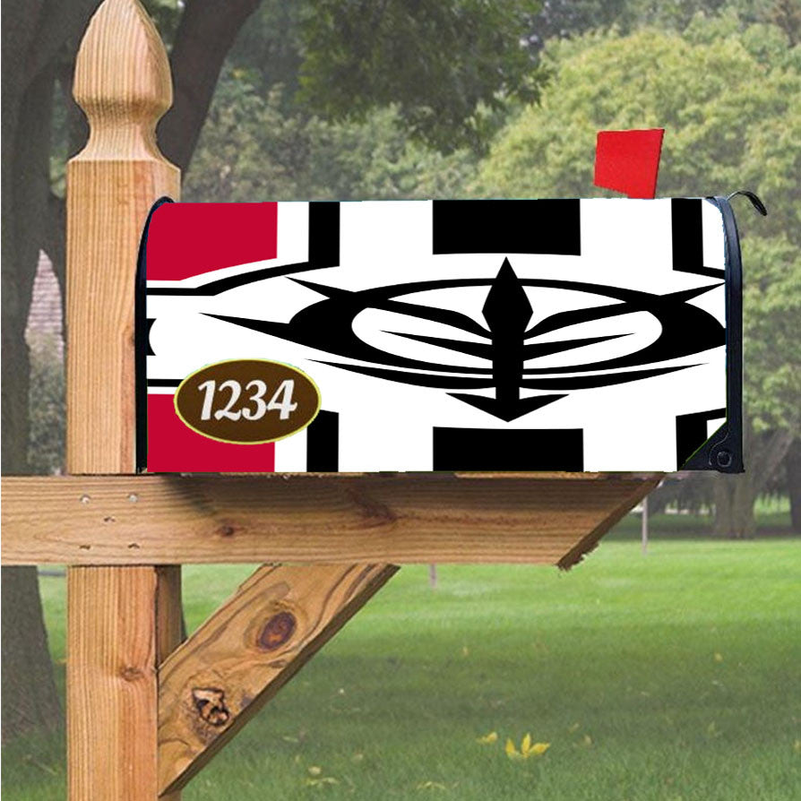 Mobile Suit Gundam Zeon Military Flag Union Magnetic Mailbox Cover 18" X 21" Outdoor Decor
