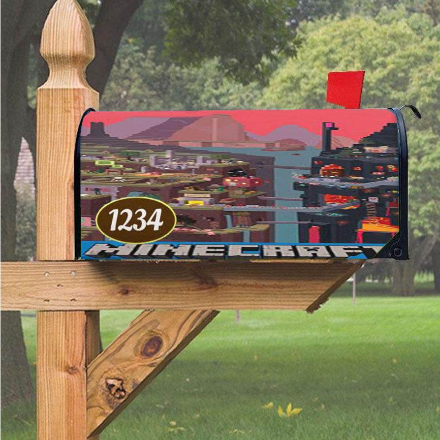 Moby Dick Dark Line Magnetic Mailbox Cover 18" X 21" Outdoor Decor