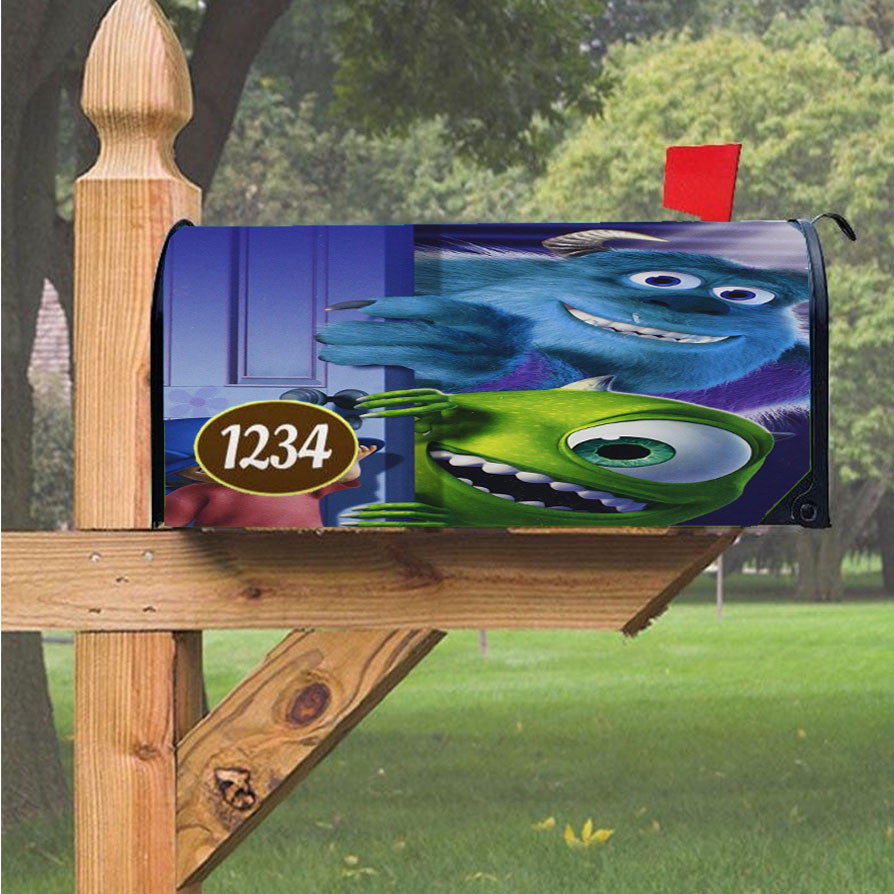 Monster Inc Cover Magnetic Mailbox Cover 18" X 21" Outdoor Decor