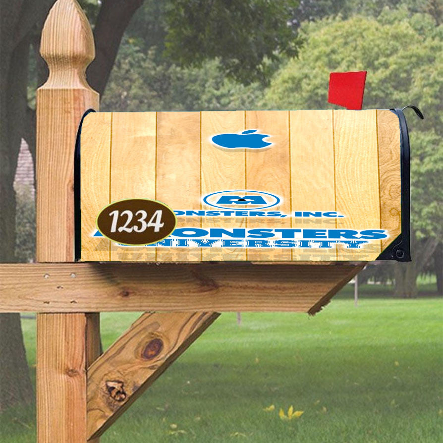 Monster Inc Logo Magnetic Mailbox Cover 18" X 21" Outdoor Decor