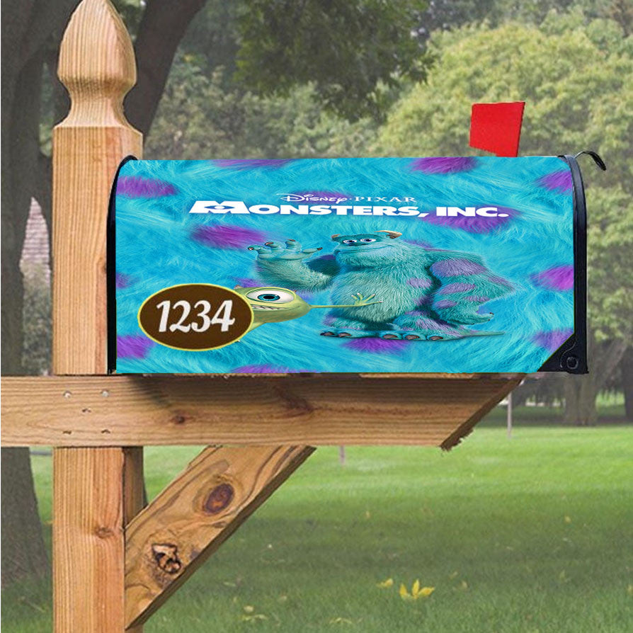 Monster Inc Sully Magnetic Mailbox Cover 18" X 21" Outdoor Decor