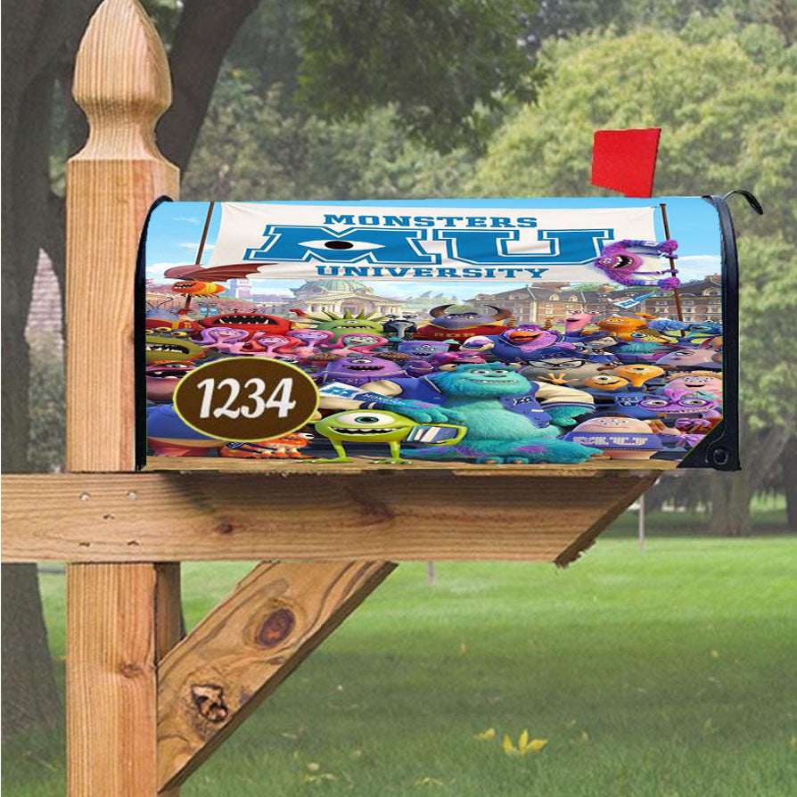 Monster University- Magnetic Mailbox Cover 18" X 21" Outdoor Decor