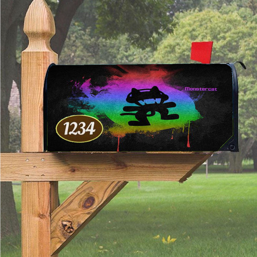 Monstercat Magnetic Mailbox Cover 18" X 21" Outdoor Decor