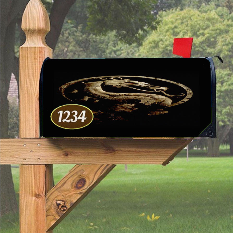 Mortal Kombat Magnetic Mailbox Cover 18" X 21" Outdoor Decor