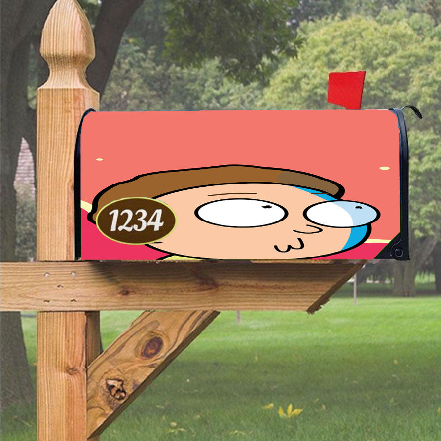 Morty Magnetic Mailbox Cover 18" X 21" Outdoor Decor
