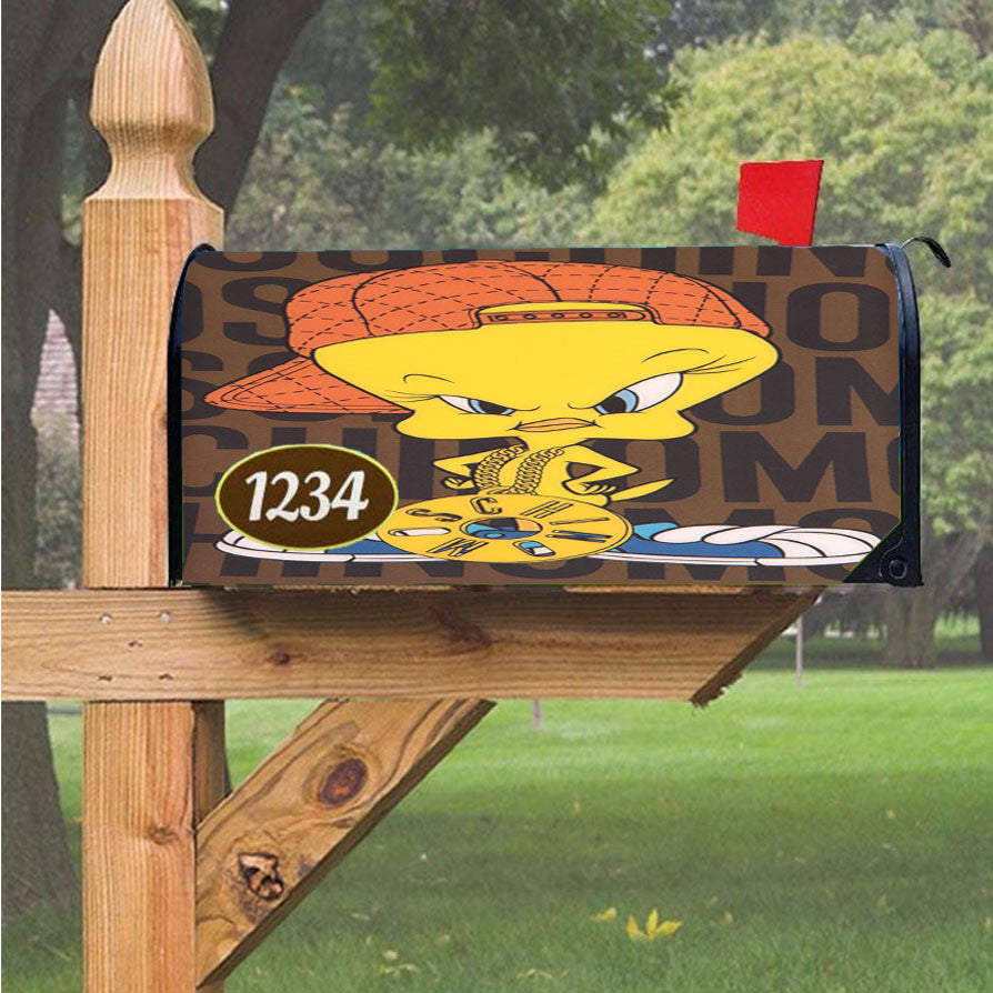 Moschino Tweety Magnetic Mailbox Cover 18" X 21" Outdoor Decor