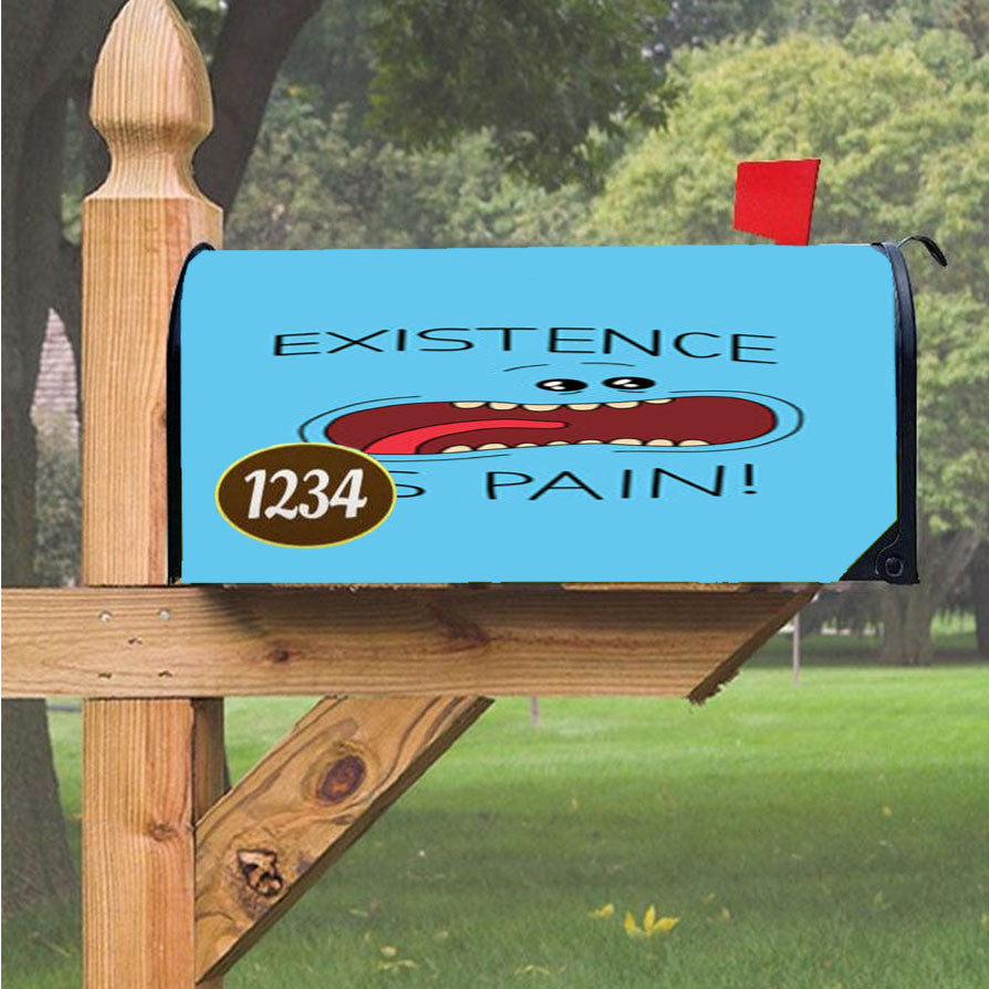 Mr Meeseeks Magnetic Mailbox Cover 18" X 21" Outdoor Decor