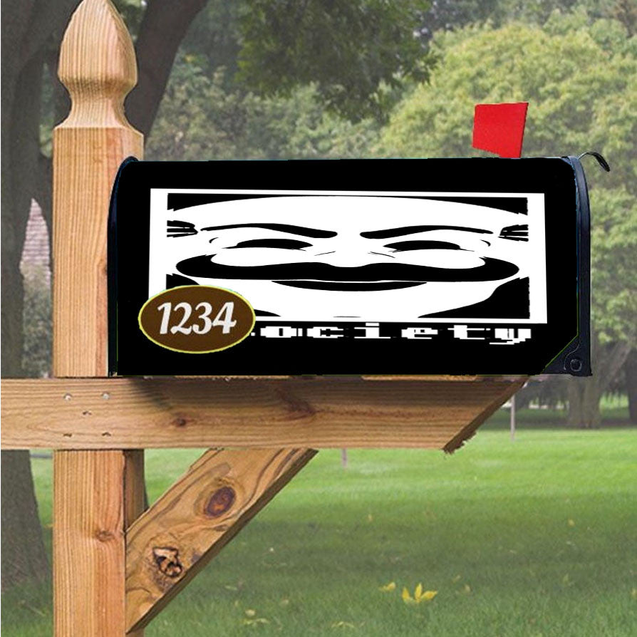 Mr Robot Fsociety Magnetic Mailbox Cover 18" X 21" Outdoor Decor