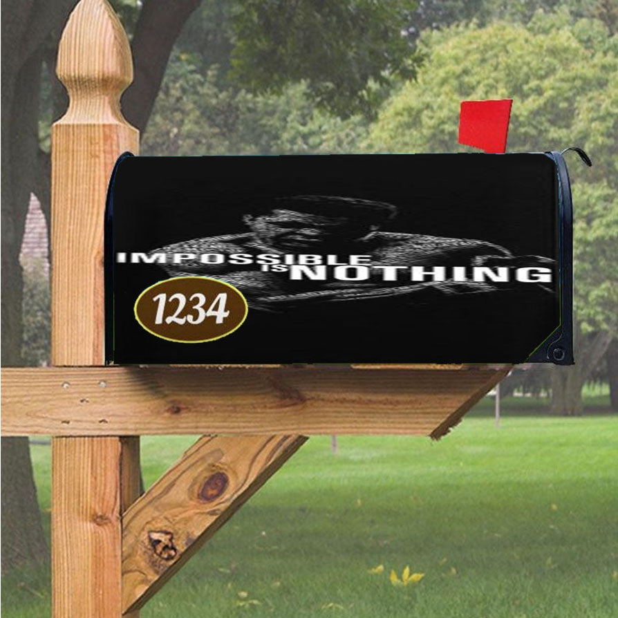 Muhammad Ali Quotes Magnetic Mailbox Cover 18" X 21" Outdoor Decor