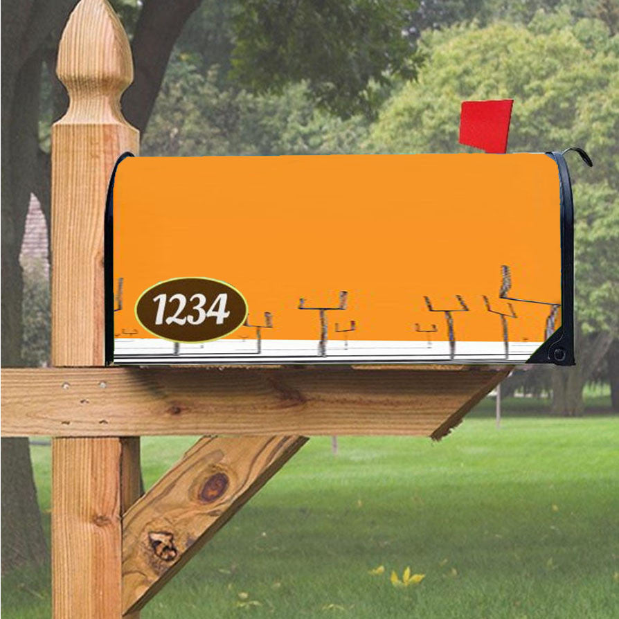 Music Muse Cover Album Magnetic Mailbox Cover 18" X 21" Outdoor Decor