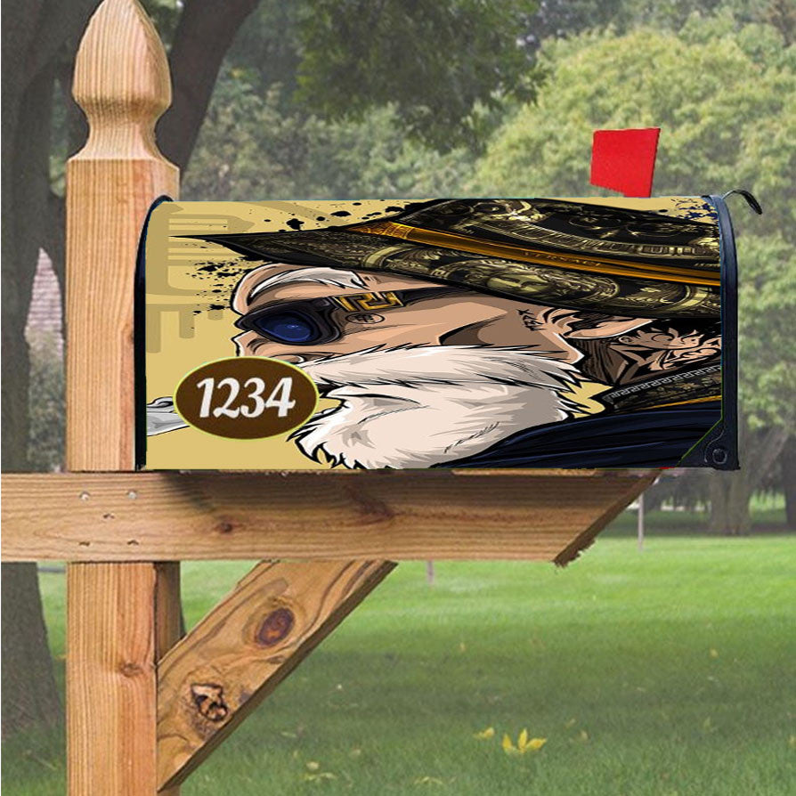 Muten Roshi Hype Style Magnetic Mailbox Cover 18" X 21" Outdoor Decor