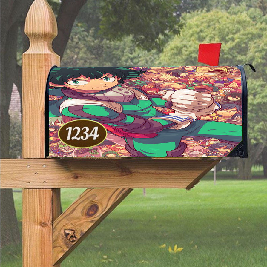 My Hero Academia Magnetic Mailbox Cover 18" X 21" Outdoor Decor