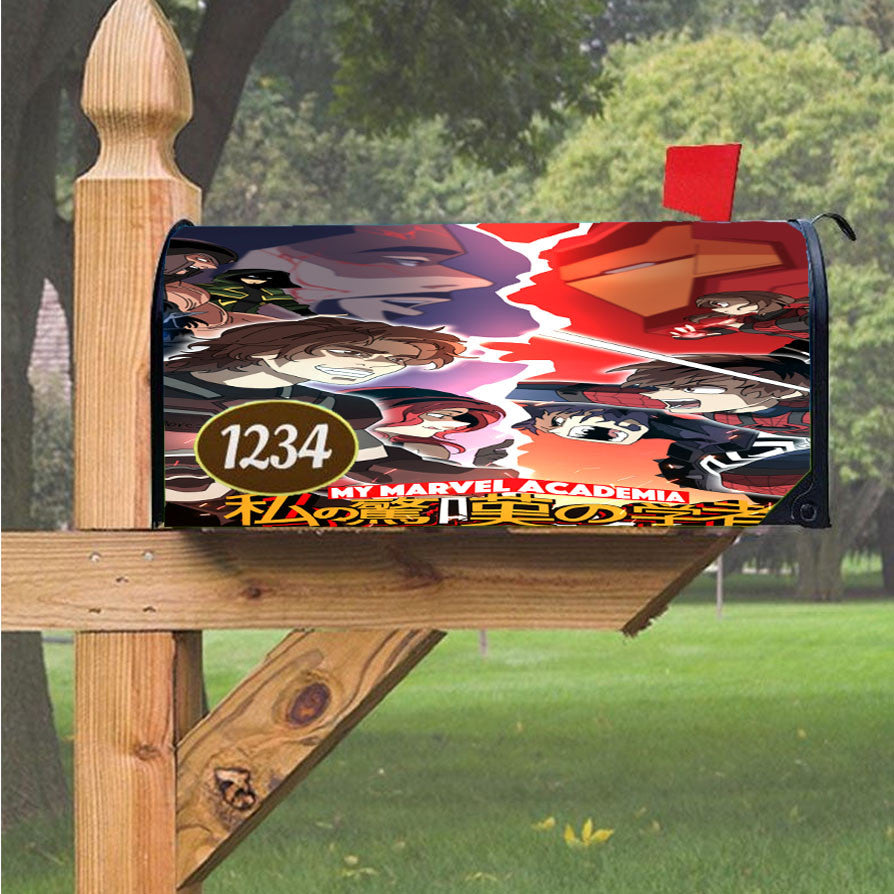 My Marvel Academia Magnetic Mailbox Cover 18" X 21" Outdoor Decor