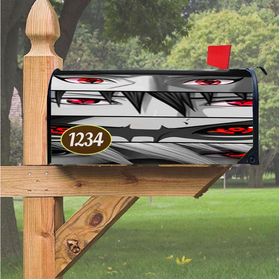 Naruto And Friends Saringgan Magnetic Mailbox Cover 18" X 21" Outdoor Decor