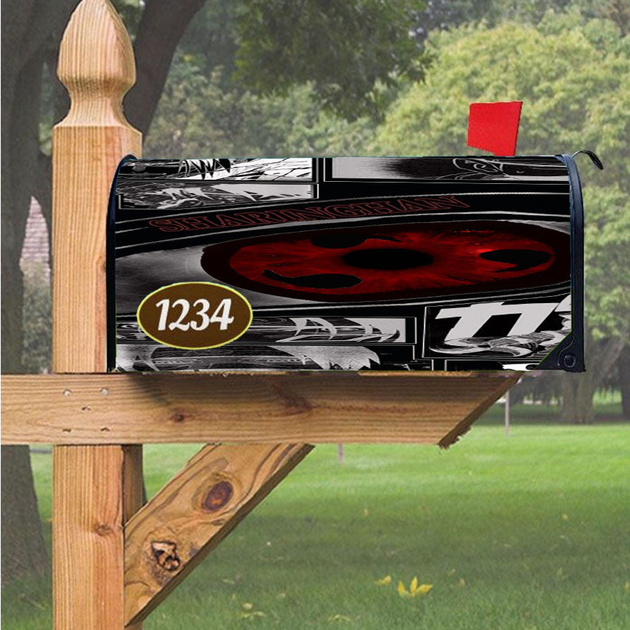 Naruto Cartoon Saringan Magnetic Mailbox Cover 18" X 21" Outdoor Decor