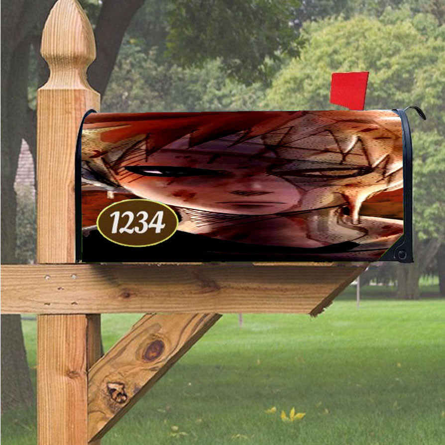 Naruto Cartoon Scary Magnetic Mailbox Cover 18" X 21" Outdoor Decor