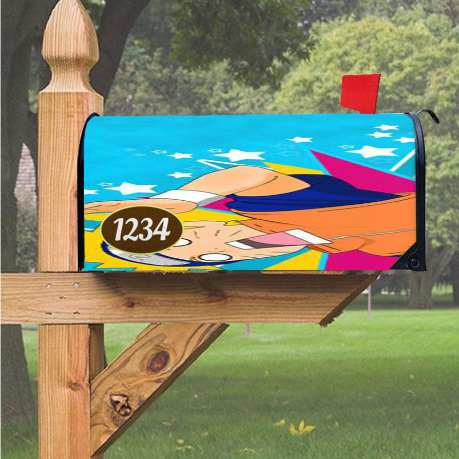 Naruto Dattebayo Magnetic Mailbox Cover 18" X 21" Outdoor Decor