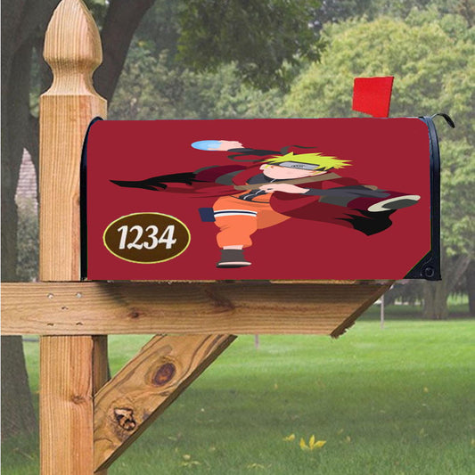 Naruto Hokage Sage Mode Ultra Silhouette Magnetic Mailbox Cover 18" X 21" Outdoor Decor