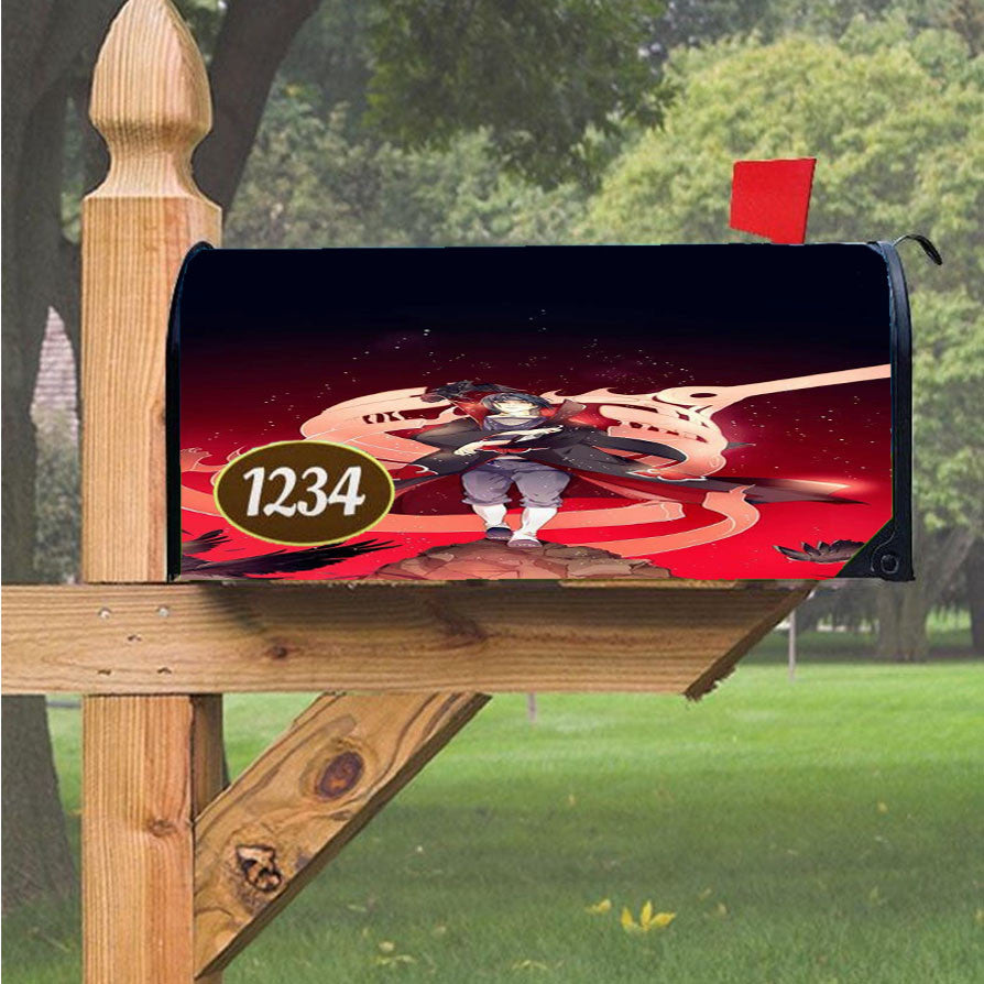 Naruto Itachi Susanoo Magnetic Mailbox Cover 18" X 21" Outdoor Decor