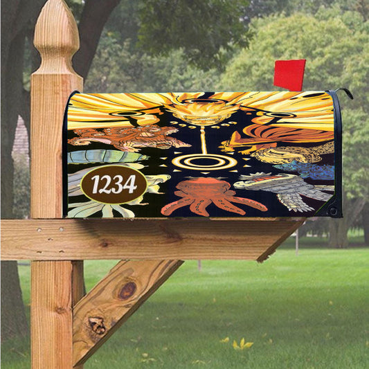 Naruto Jincuriki Magnetic Mailbox Cover 18" X 21" Outdoor Decor