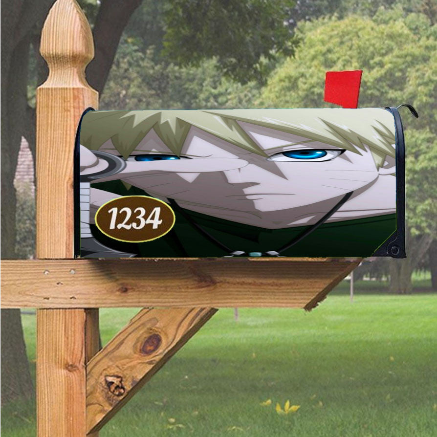 Naruto Kunai Magnetic Mailbox Cover 18" X 21" Outdoor Decor
