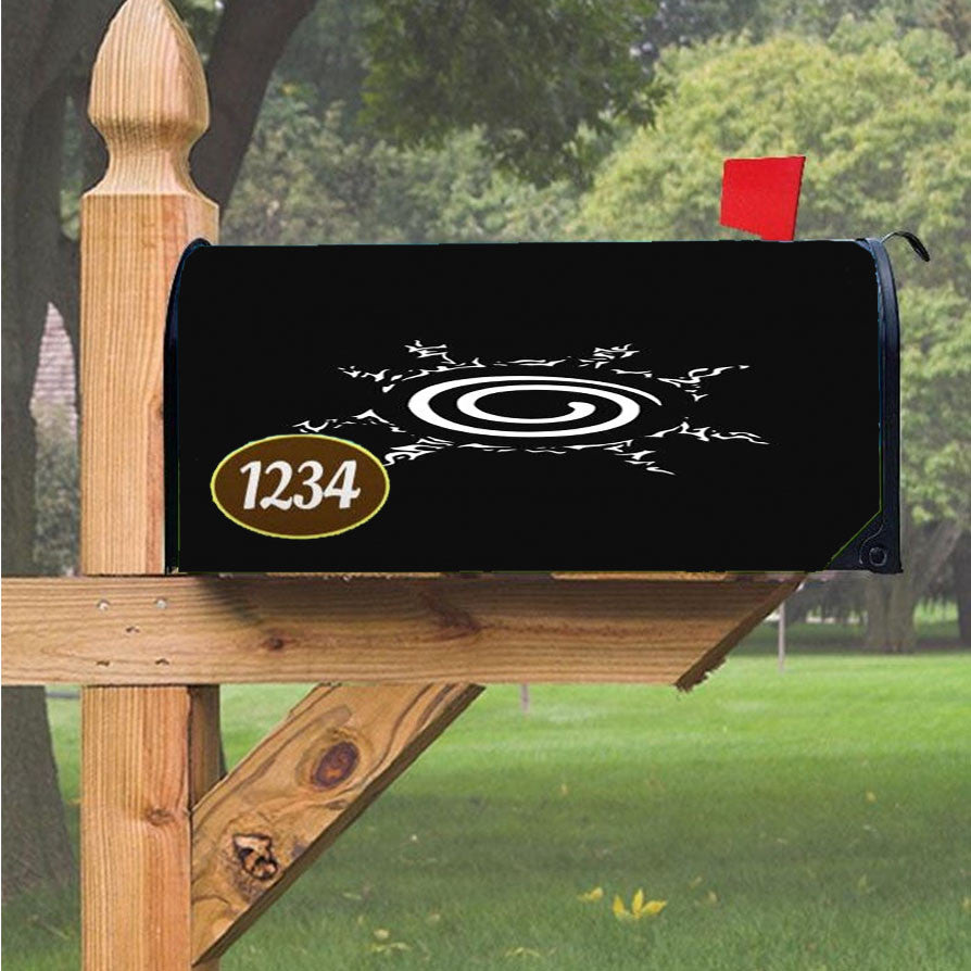 Naruto Segel Magnetic Mailbox Cover 18" X 21" Outdoor Decor