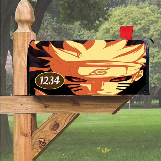 Naruto Sennin Mode1 Magnetic Mailbox Cover 18" X 21" Outdoor Decor
