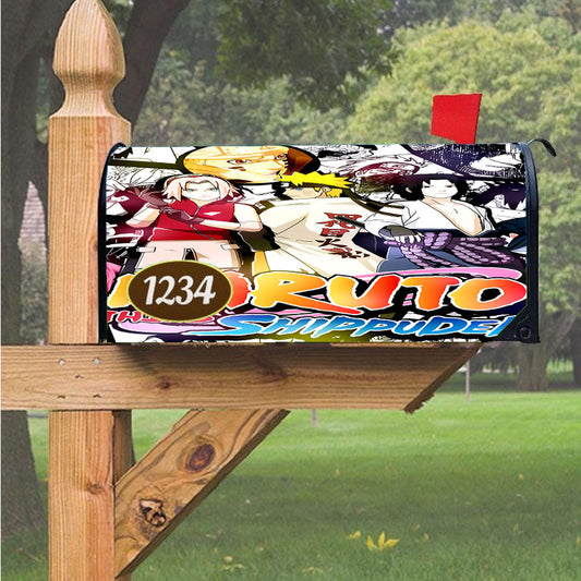 Naruto Shippuden Magnetic Mailbox Cover 18" X 21" Outdoor Decor
