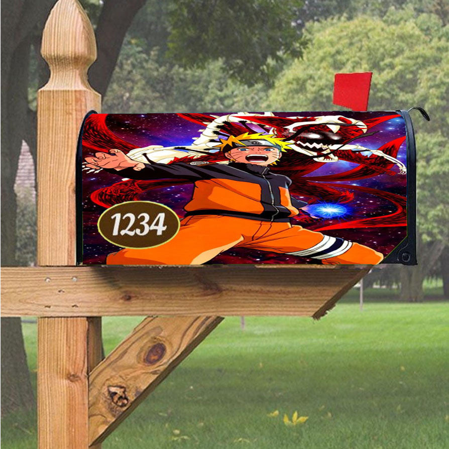 Naruto Shippuden 1 Magnetic Mailbox Cover 18" X 21" Outdoor Decor
