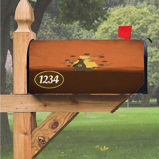 Naruto Shippuden Minumalist Magnetic Mailbox Cover 18" X 21" Outdoor Decor