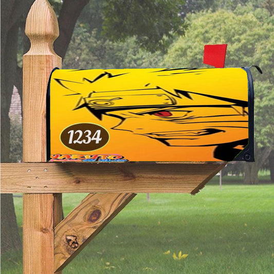 Naruto Siloutte Magnetic Mailbox Cover 18" X 21" Outdoor Decor