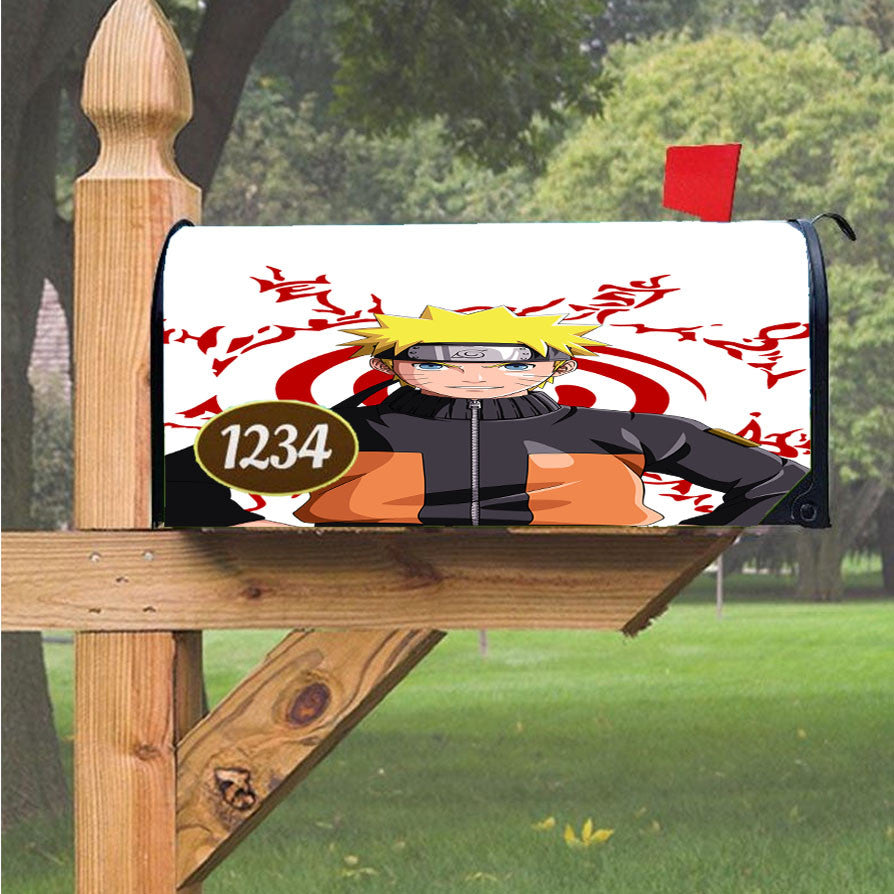 Naruto Stomach Seal Tattoo Magnetic Mailbox Cover 18" X 21" Outdoor Decor