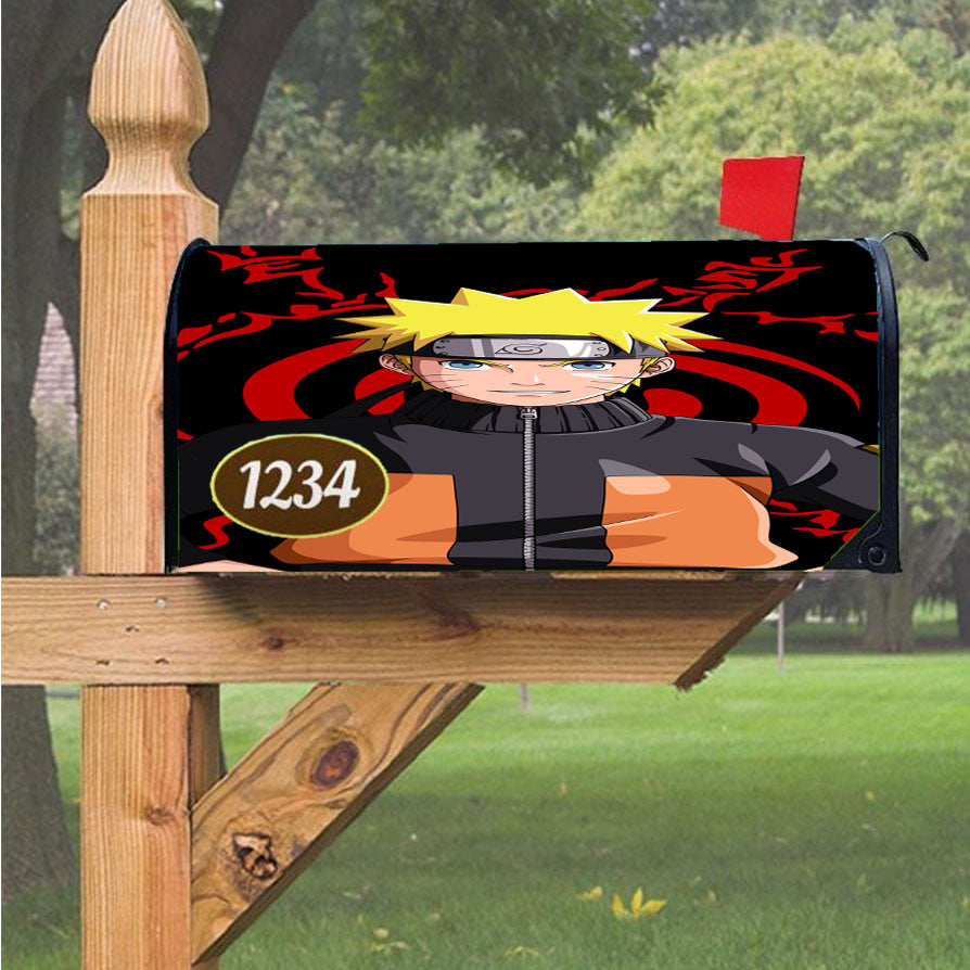 Naruto Uzumaki Sennin Magnetic Mailbox Cover 18" X 21" Outdoor Decor
