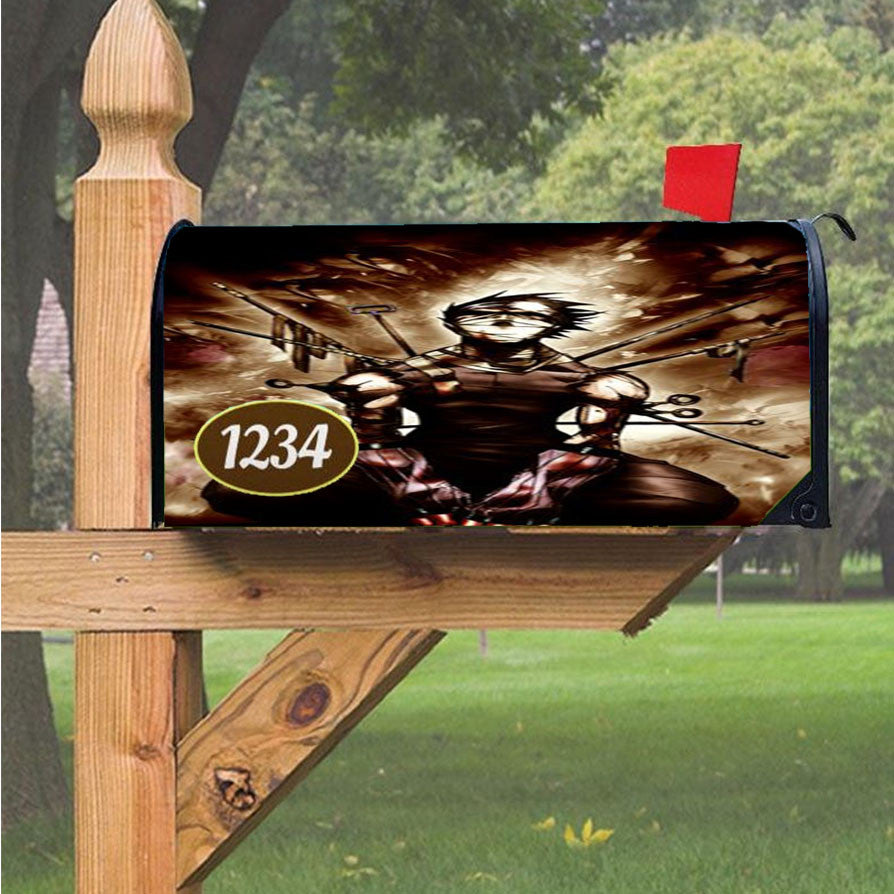 Naruto Zabuza Momochi Magnetic Mailbox Cover 18" X 21" Outdoor Decor