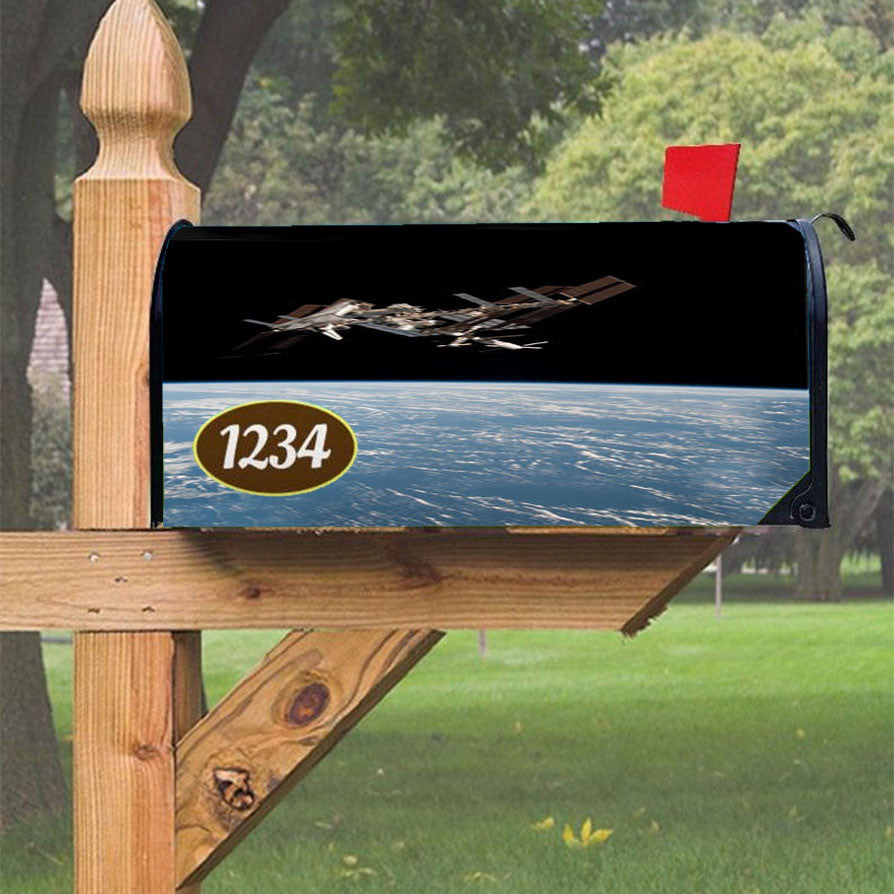Nasa Satellite Magnetic Mailbox Cover 18" X 21" Outdoor Decor