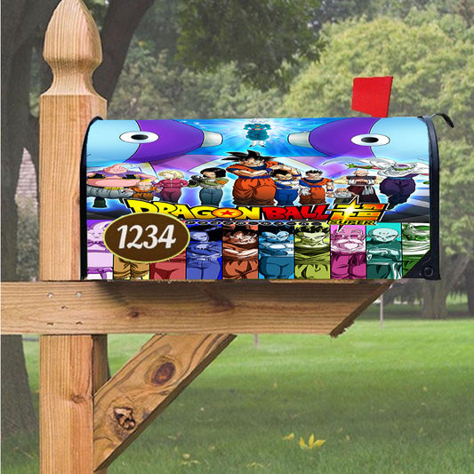 New Dragon Ball Super Arc Magnetic Mailbox Cover 18" X 21" Outdoor Decor