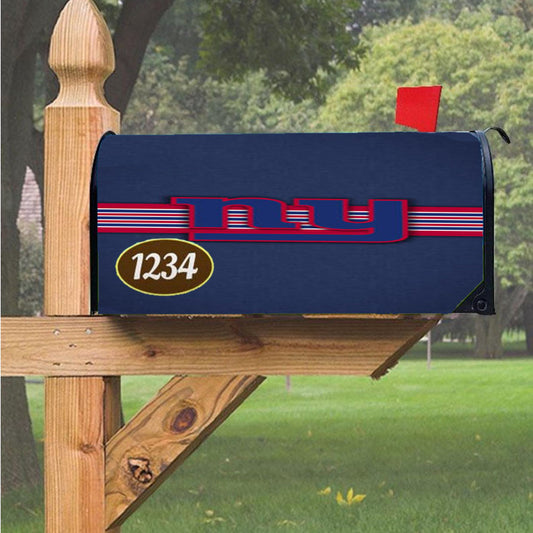New York Giants Logo 2 Magnetic Mailbox Cover 18" X 21" Outdoor Decor