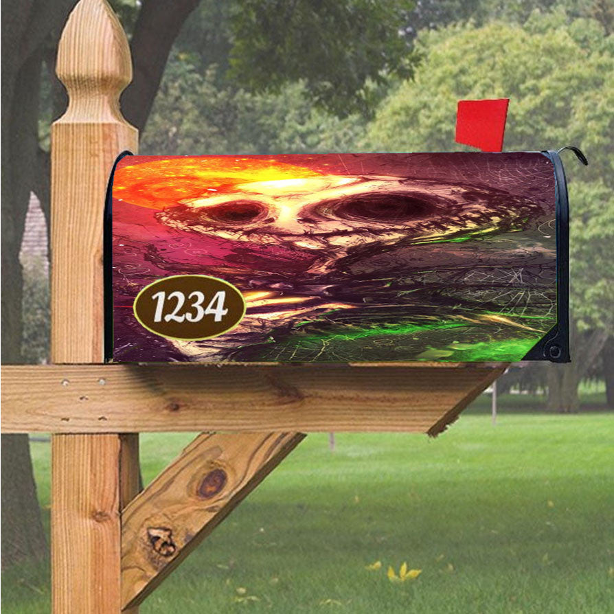 Nightmare Jack Skellington Art Magnetic Mailbox Cover 18" X 21" Outdoor Decor