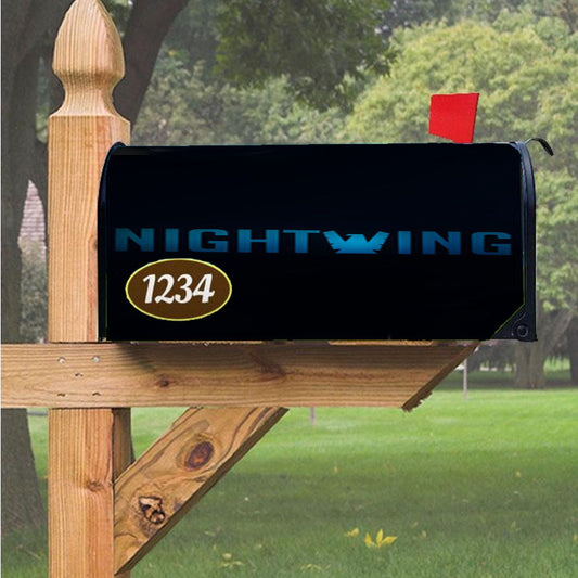 Nightwing Dc Magnetic Mailbox Cover 18" X 21" Outdoor Decor