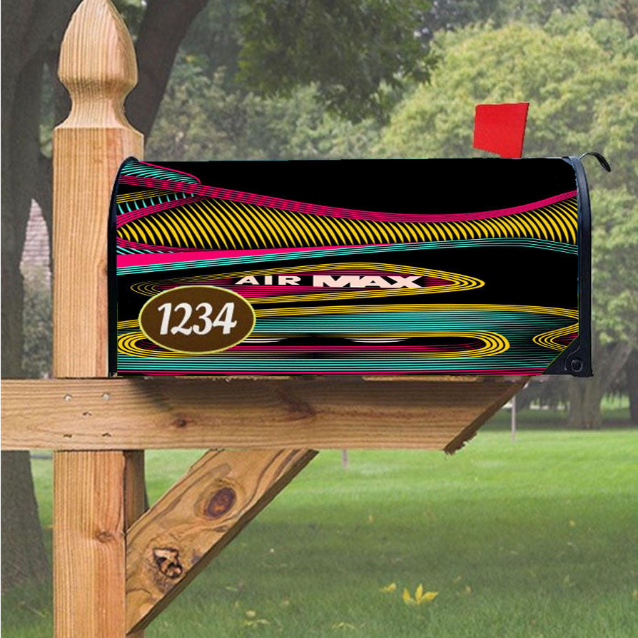 Nike Air Max Texture Magnetic Mailbox Cover 18" X 21" Outdoor Decor
