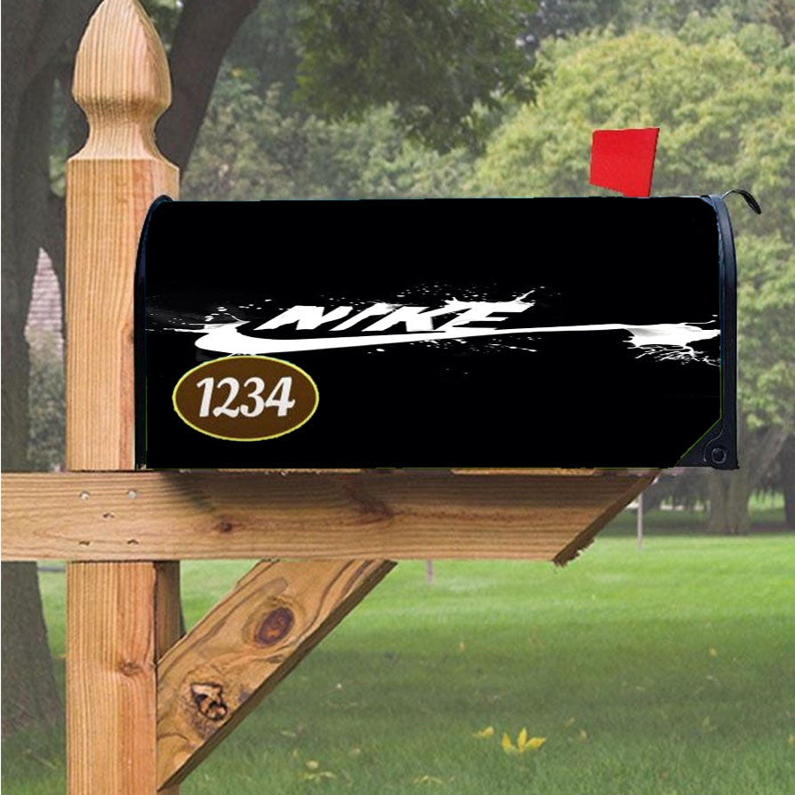 Nike Art Magnetic Mailbox Cover 18" X 21" Outdoor Decor