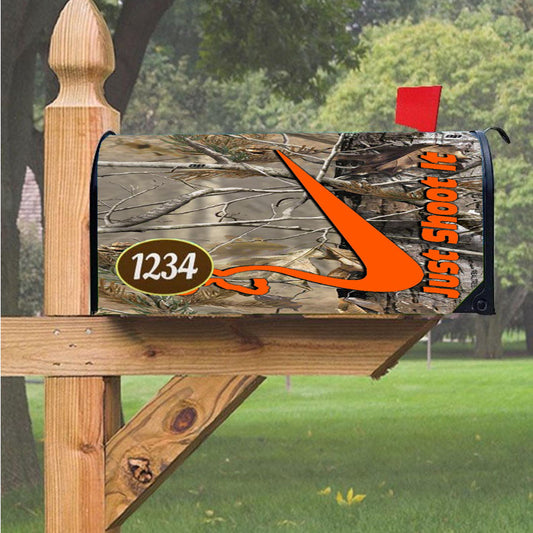Nike Browning Just Shoot It Magnetic Mailbox Cover 18" X 21" Outdoor Decor